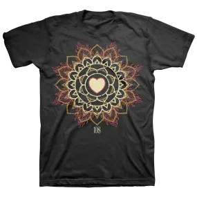 108 "Heart" Black T-Shirt