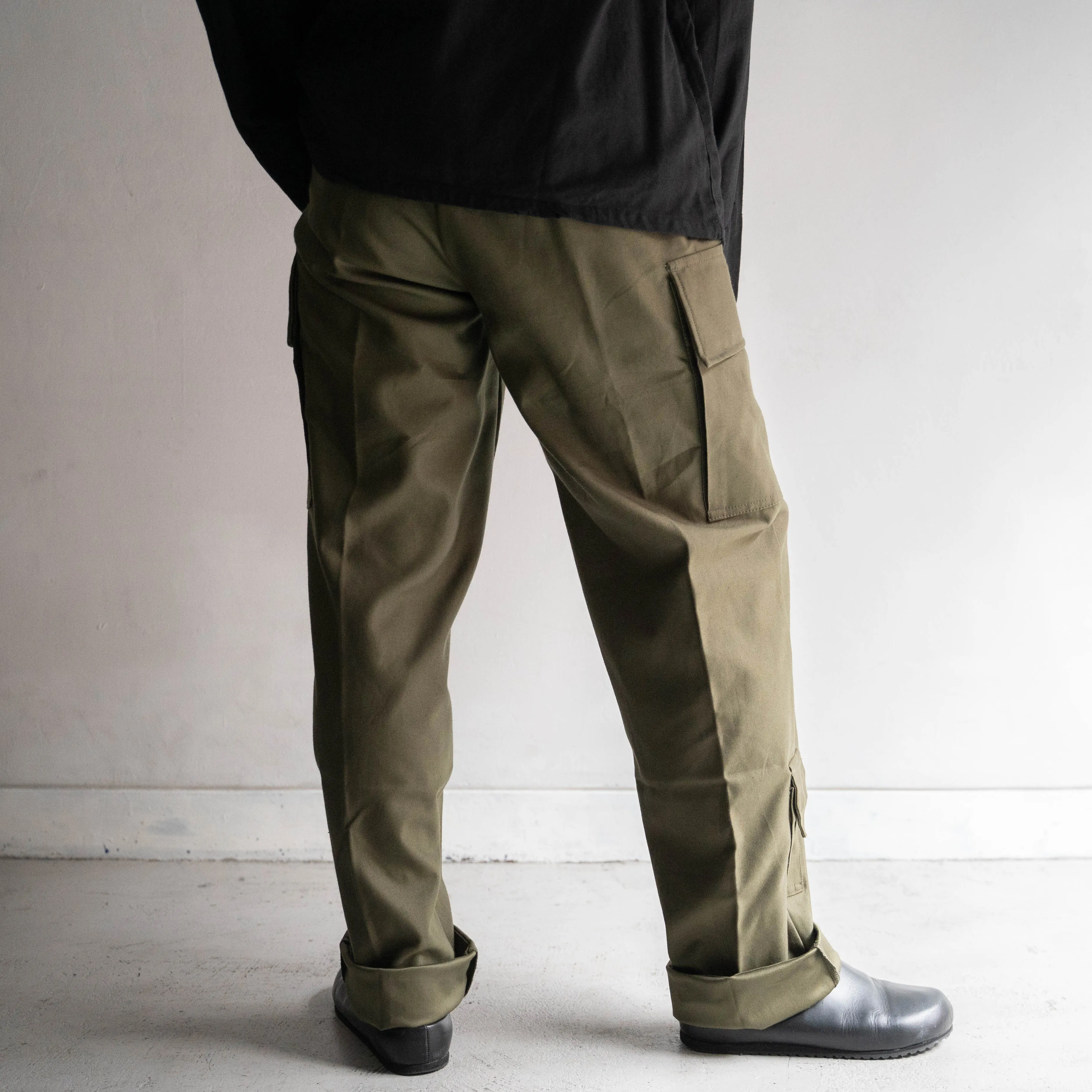 1970-90s Dutch military knife pocket cargo pants 'dead stock'