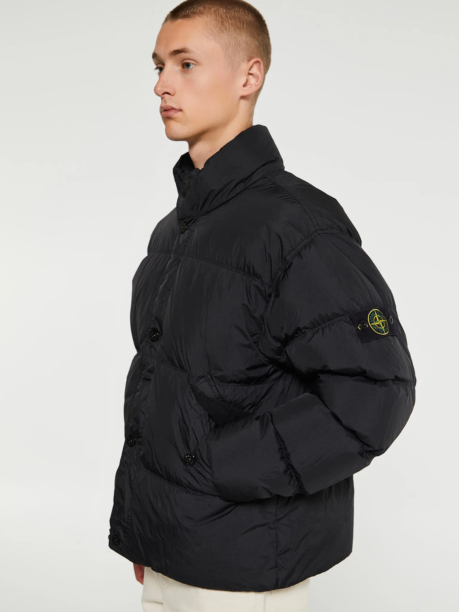 40123 Giubbotto Vera Piuma RDS Jacket in Black