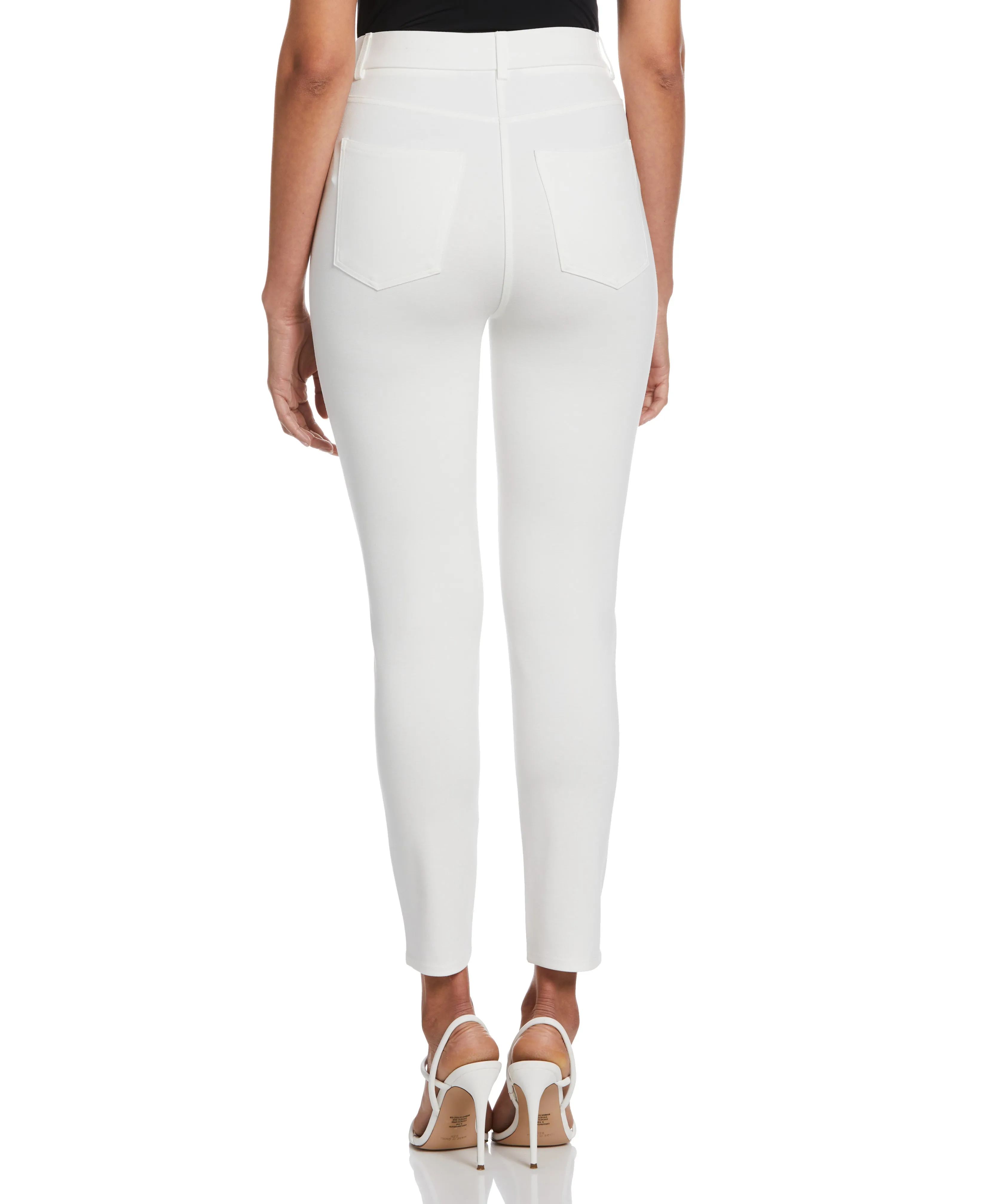 Optimized title: Womens Slim Fit Ponte Pant with Five Pockets