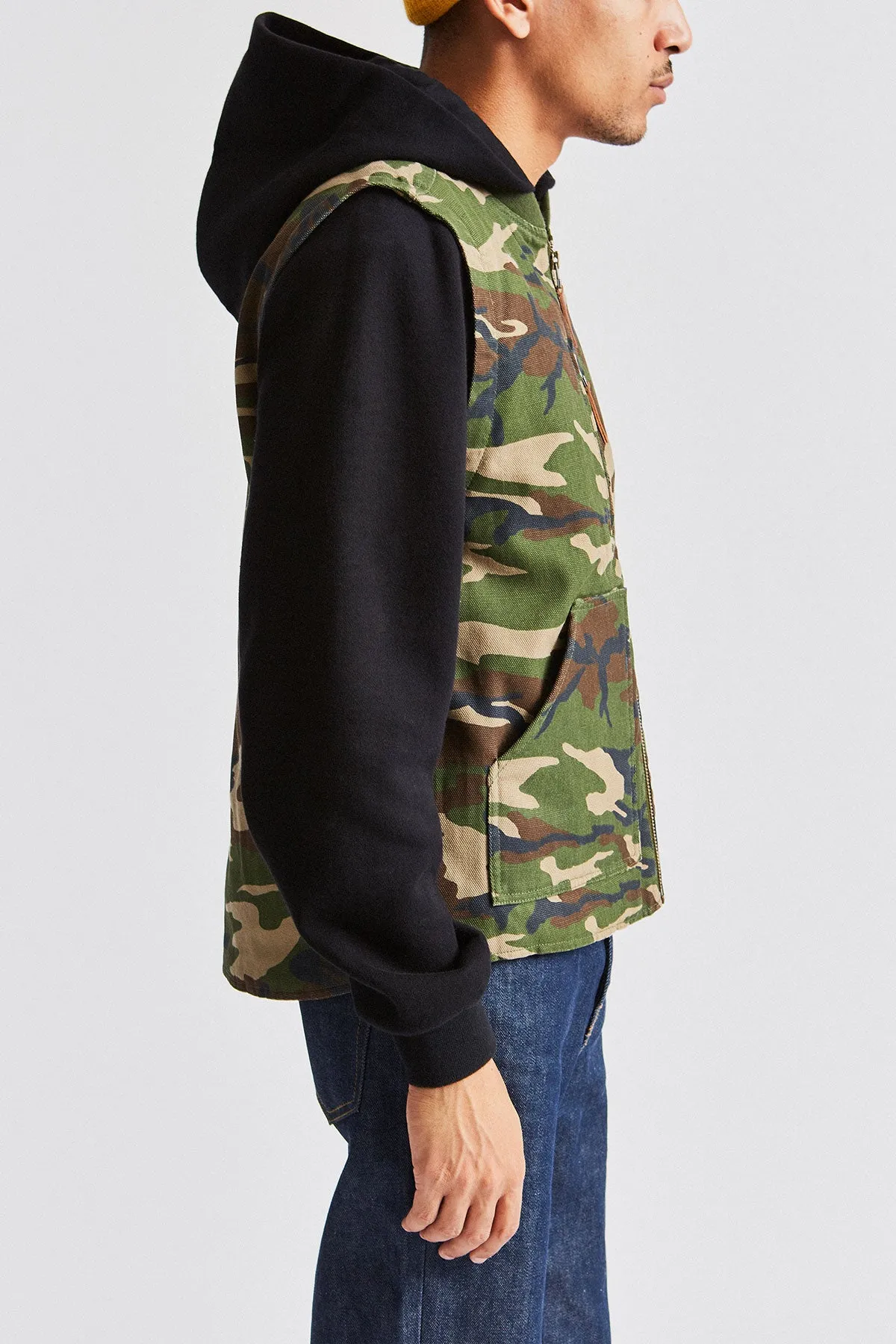 Abraham Convertible Jacket - Camo/Black