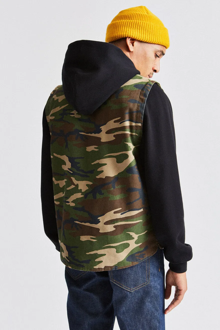 Abraham Convertible Jacket - Camo/Black