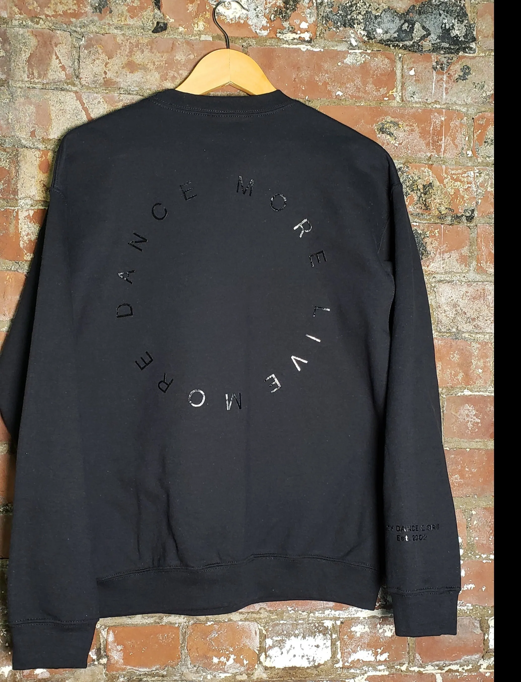 Adult Crewneck Sweater - Dance More. Live More.