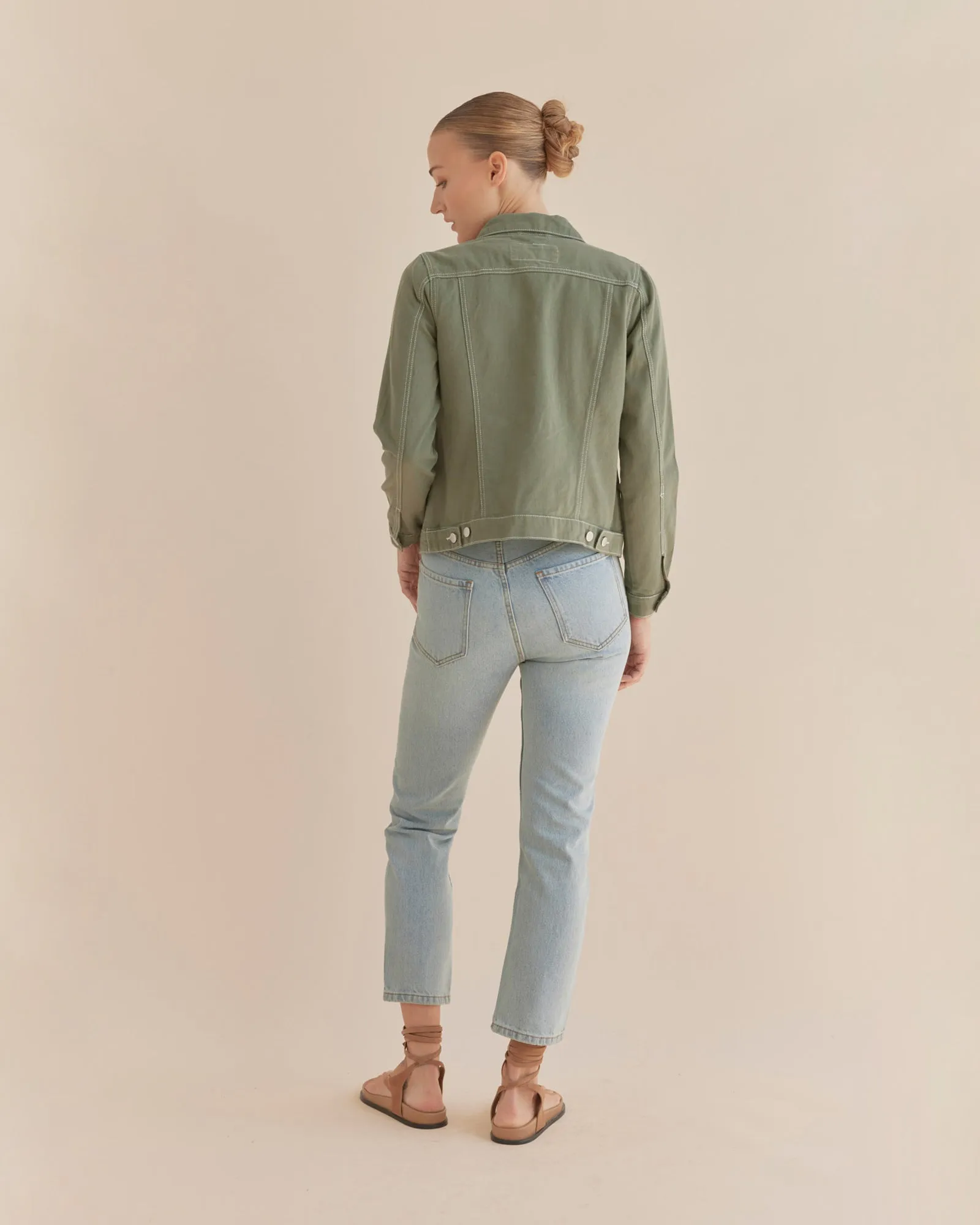 Alliance Drill Denim Jacket - Sage