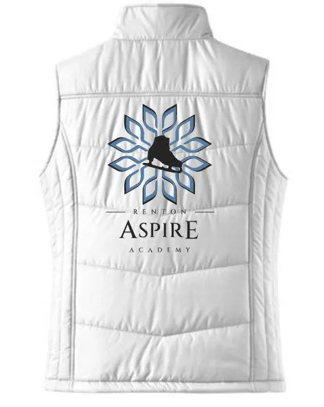 Aspire Academy Ladies Puffy Vest