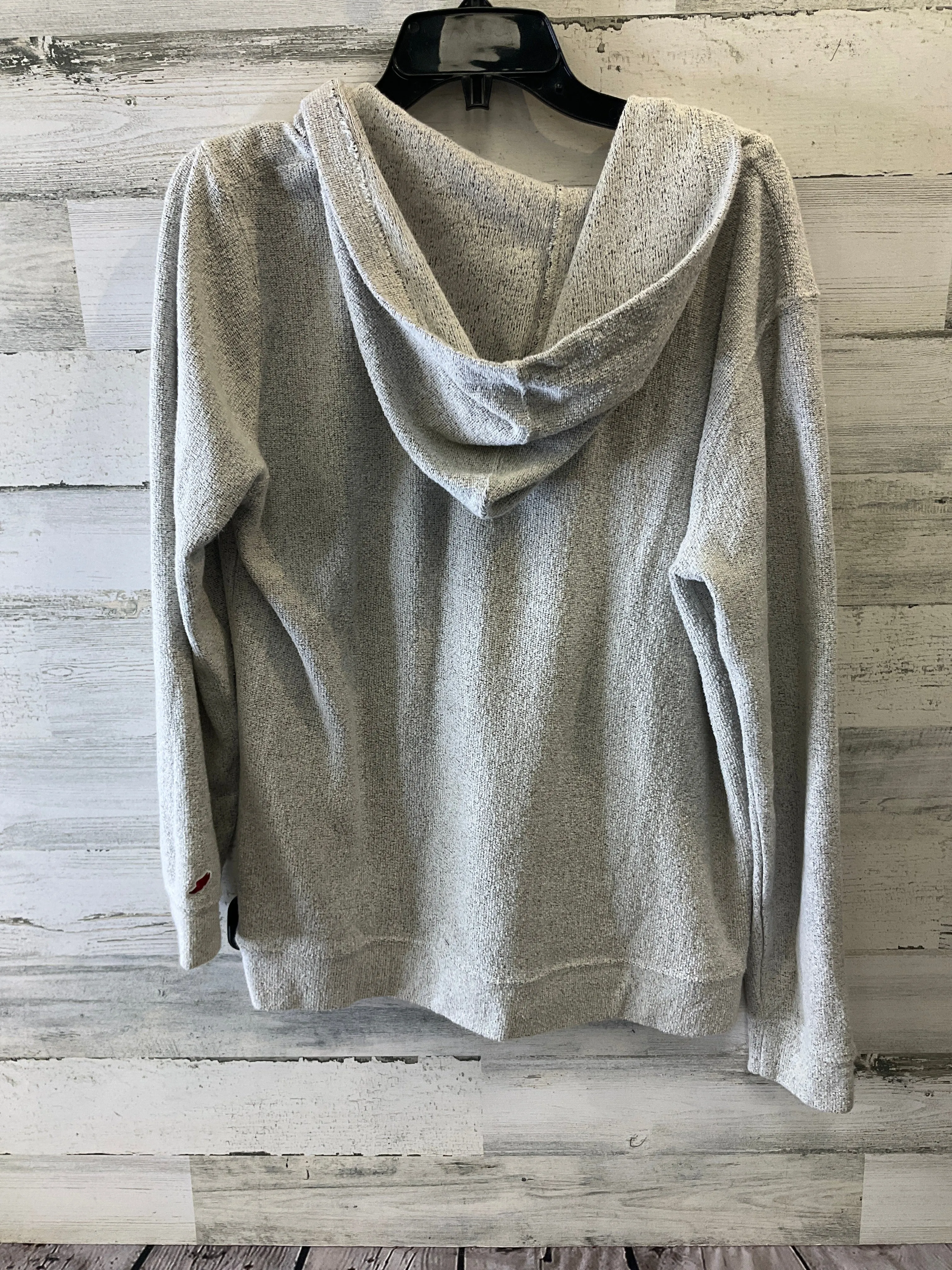 Athletic Sweatshirt Hoodie By Clothes Mentor In Grey, Size: L