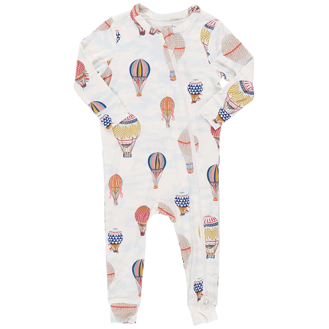 Baby Bamboo Romper - Hot Air Balloons