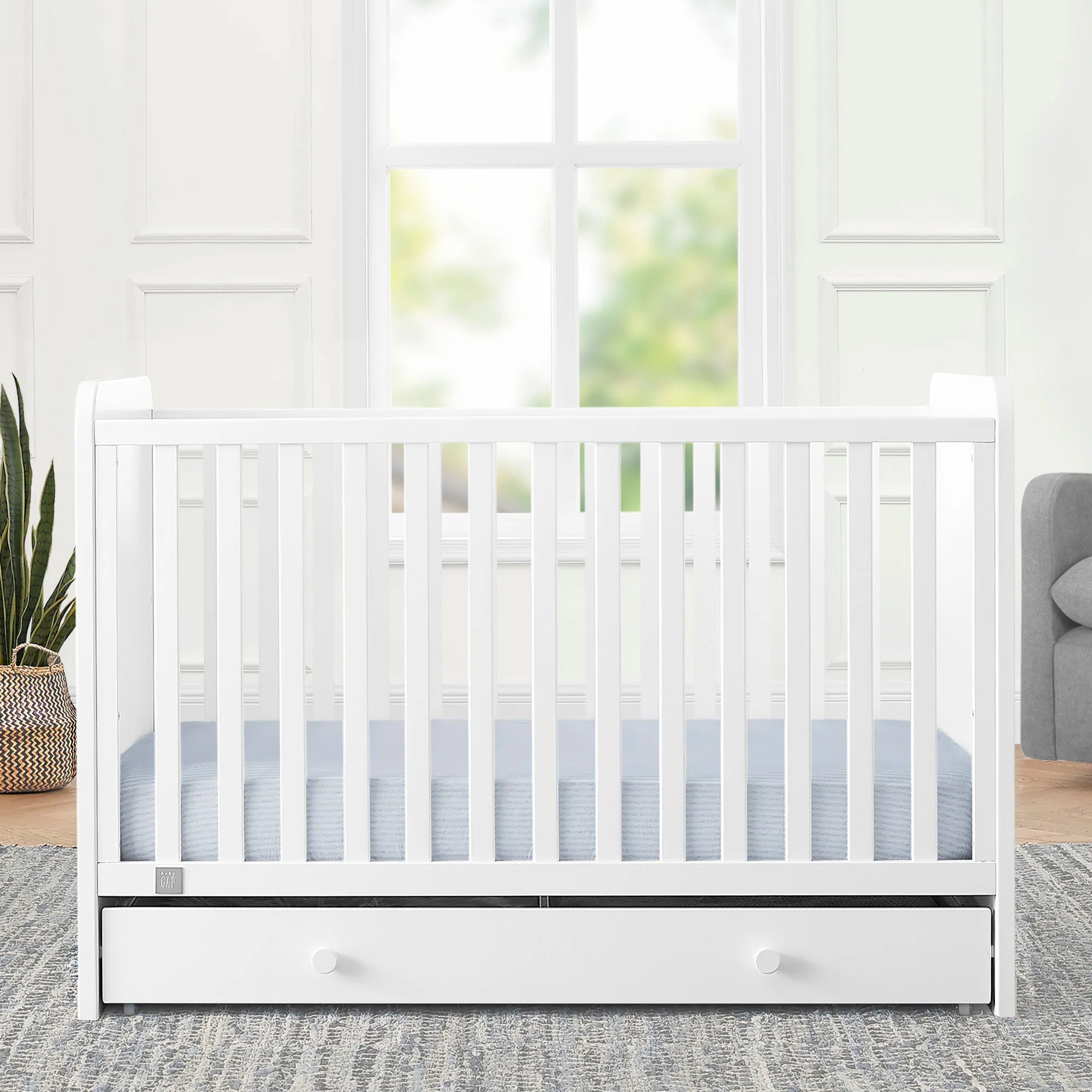 babyGap Graham 4-in-1 Convertible Crib with Storage Drawer