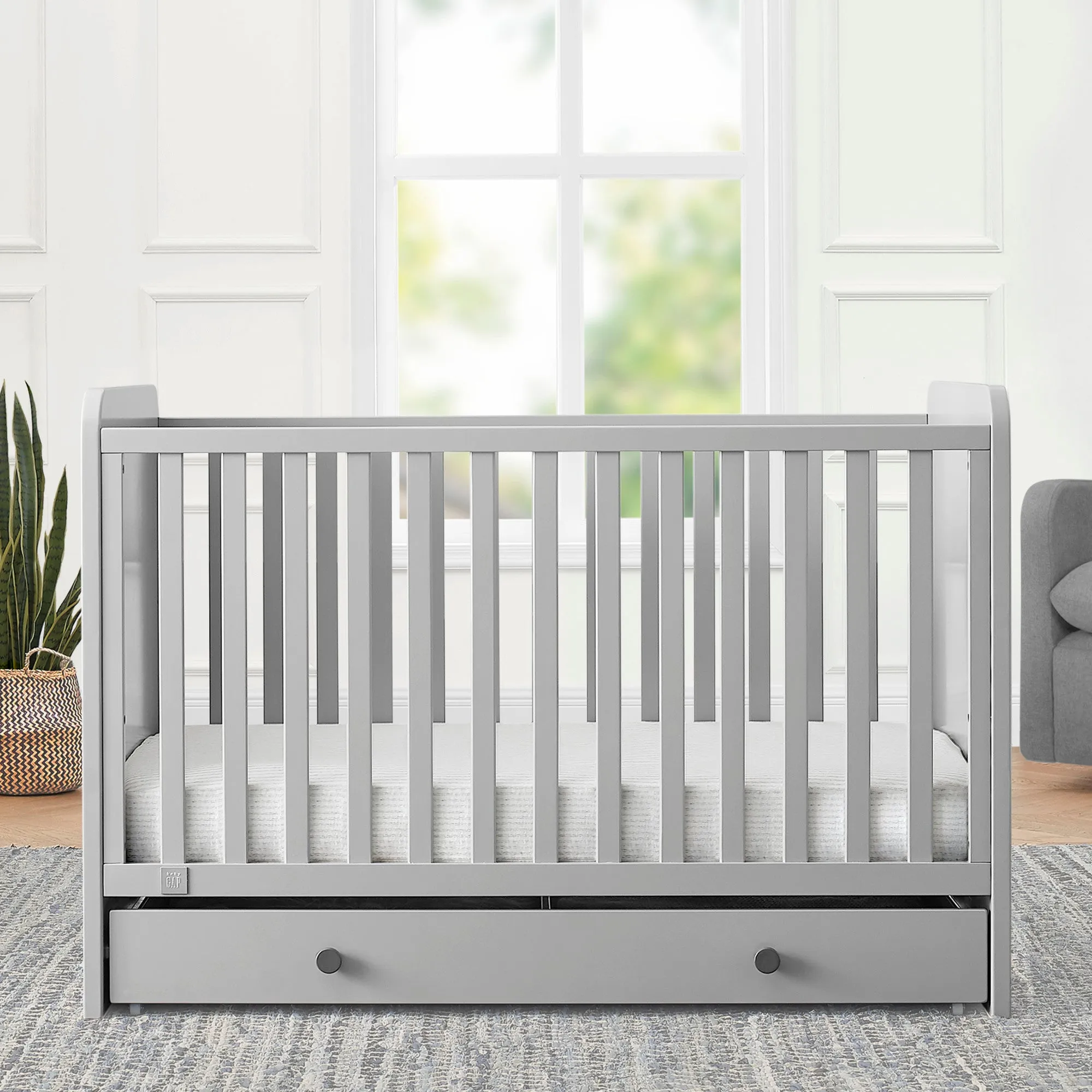 babyGap Graham 4-in-1 Convertible Crib with Storage Drawer