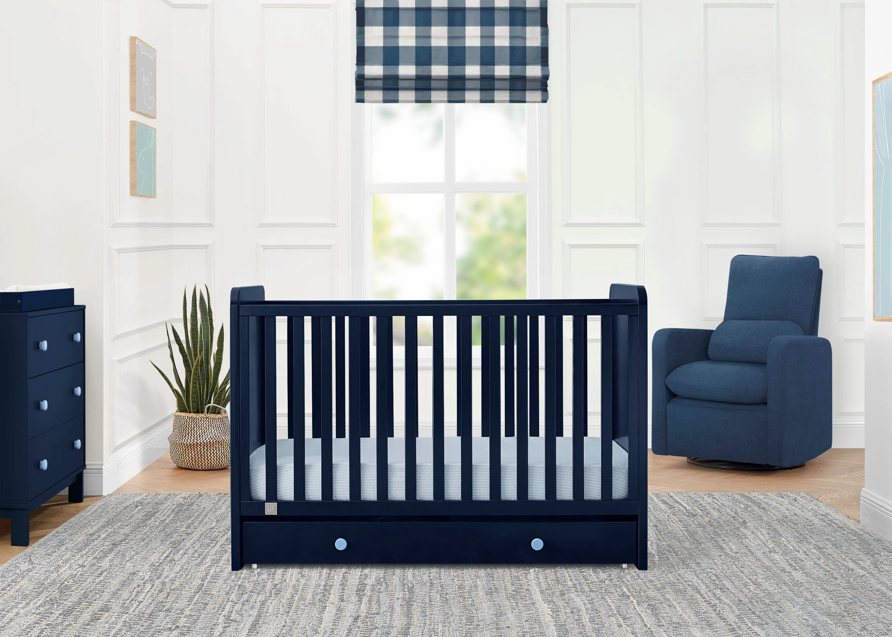 babyGap Graham 4-in-1 Convertible Crib with Storage Drawer