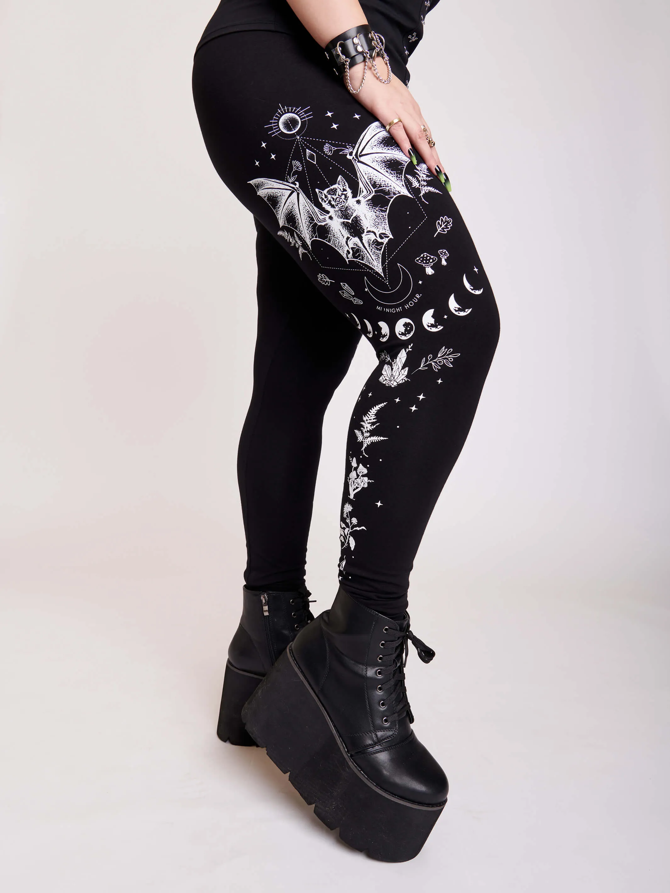 Bat Moon Phase Legging