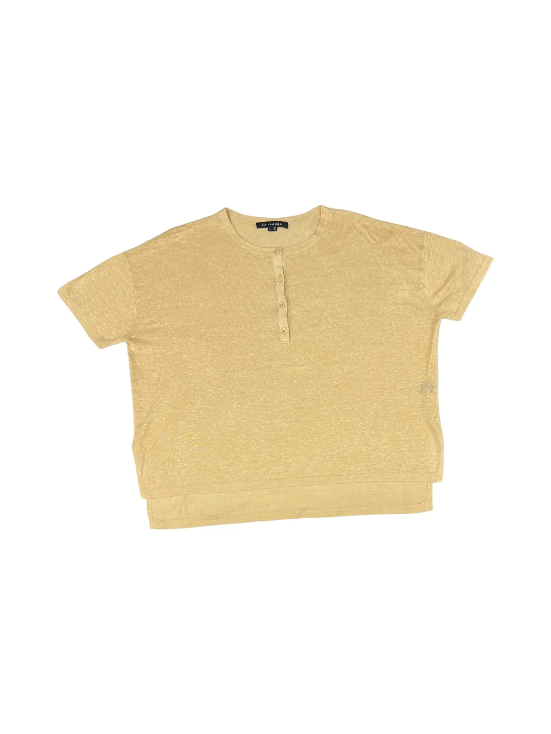 Beige Top Short Sleeve SKULL CASHMERE, Size L