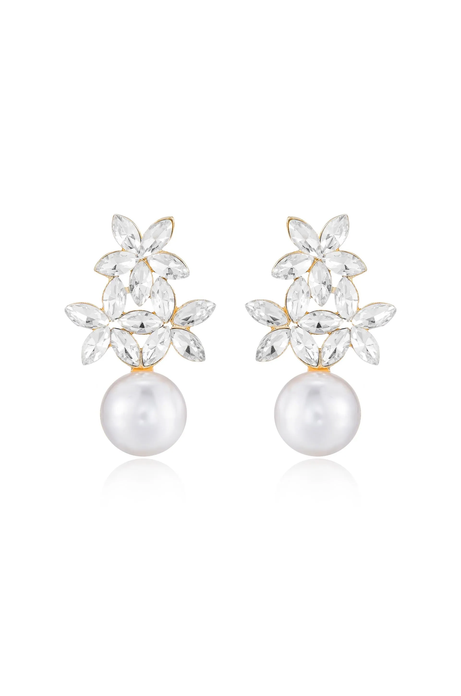 Best Day Crystal & Pearl Earrings