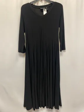 Black Dress Casual Midi Clothes Mentor, Size Xs