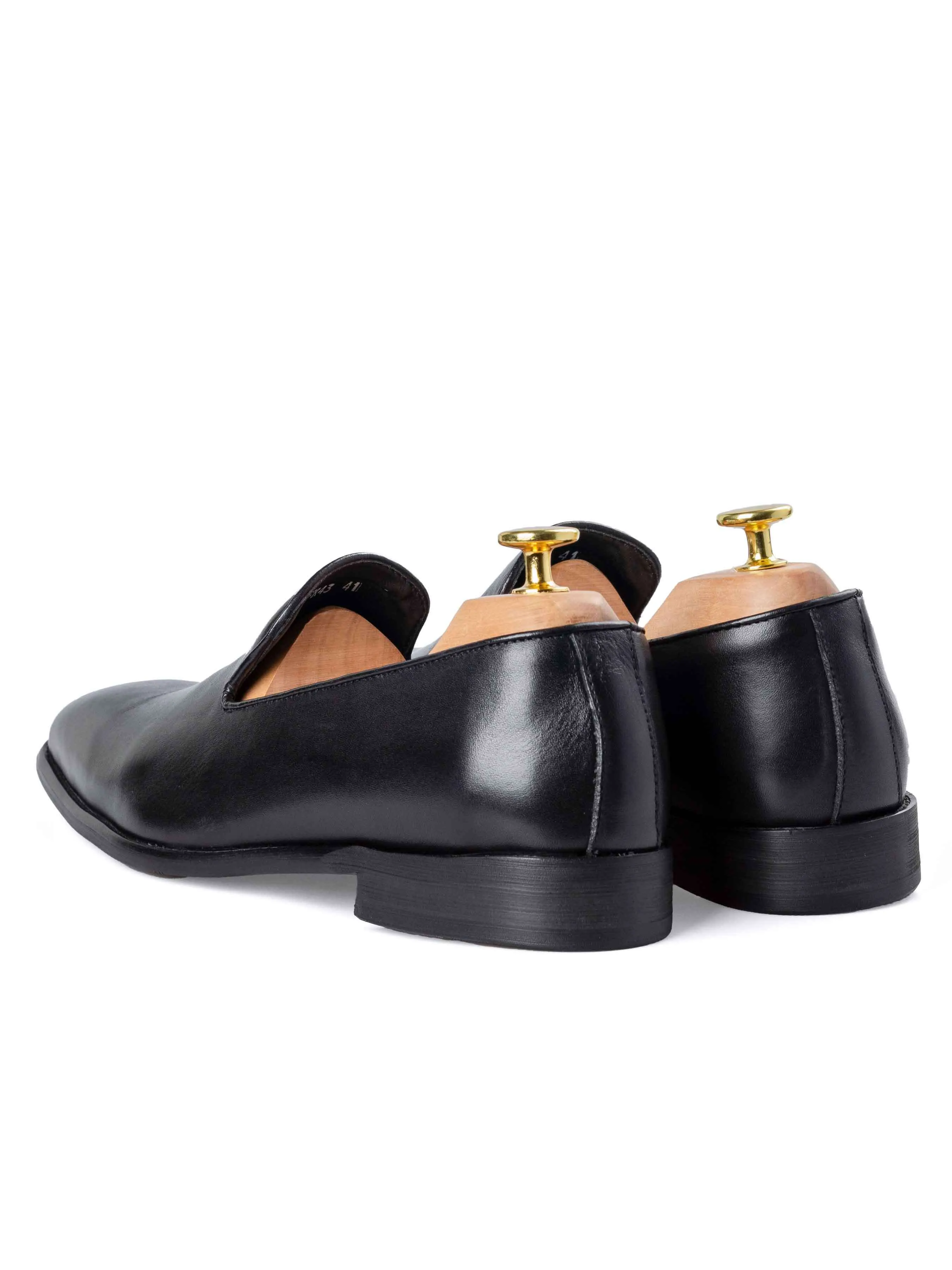 Blake Loafer Slipper - Solid Black