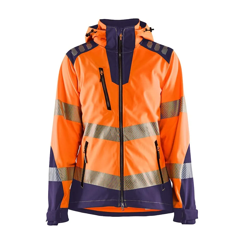 Blaklader 4791 Women's Hi-Vis Waterproof Stretch Softshell Jacket