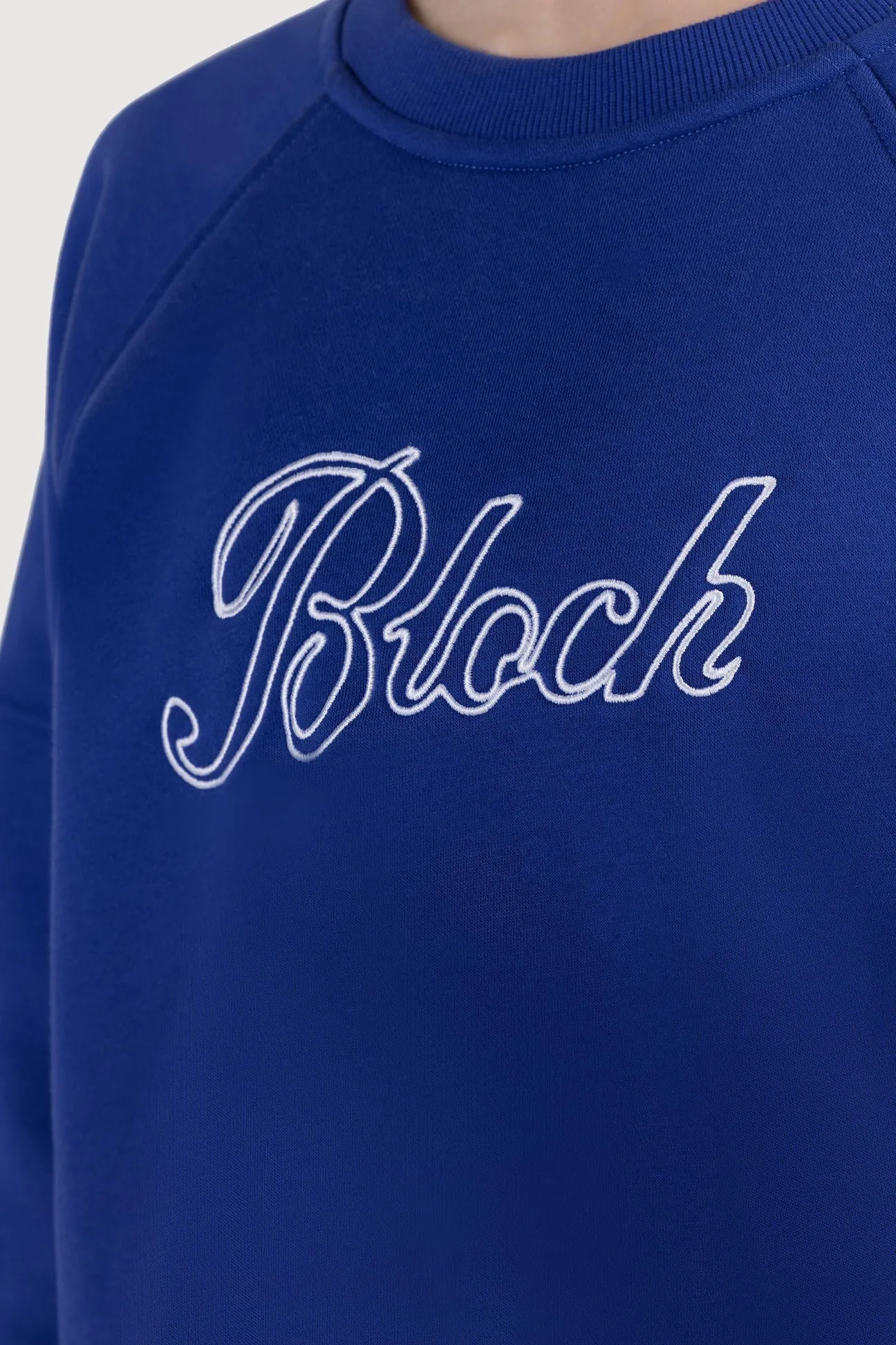 Bloch Off Duty Terry Crew Sweater | Satin Sky