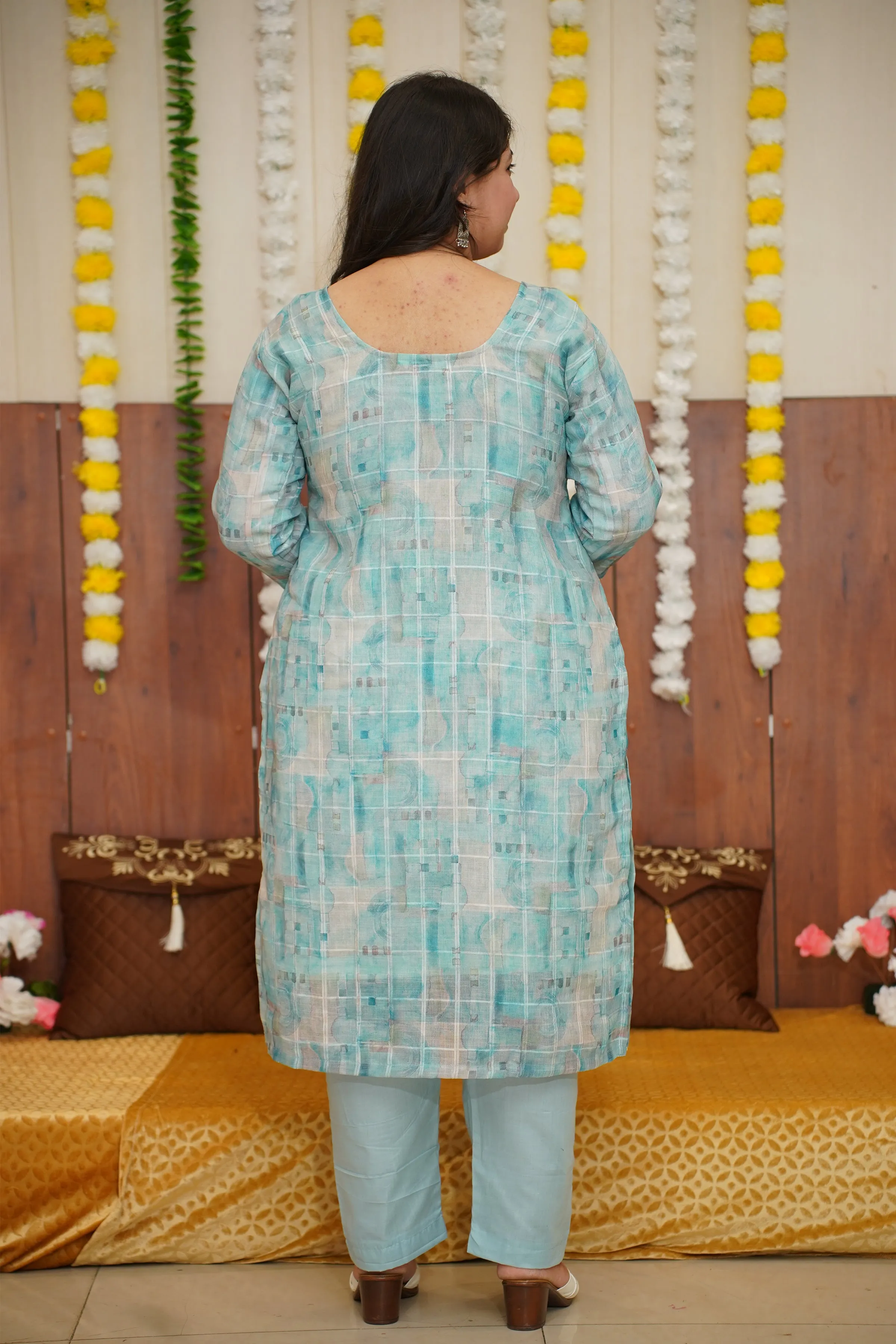 Blue Dusty Sitara Suit Set