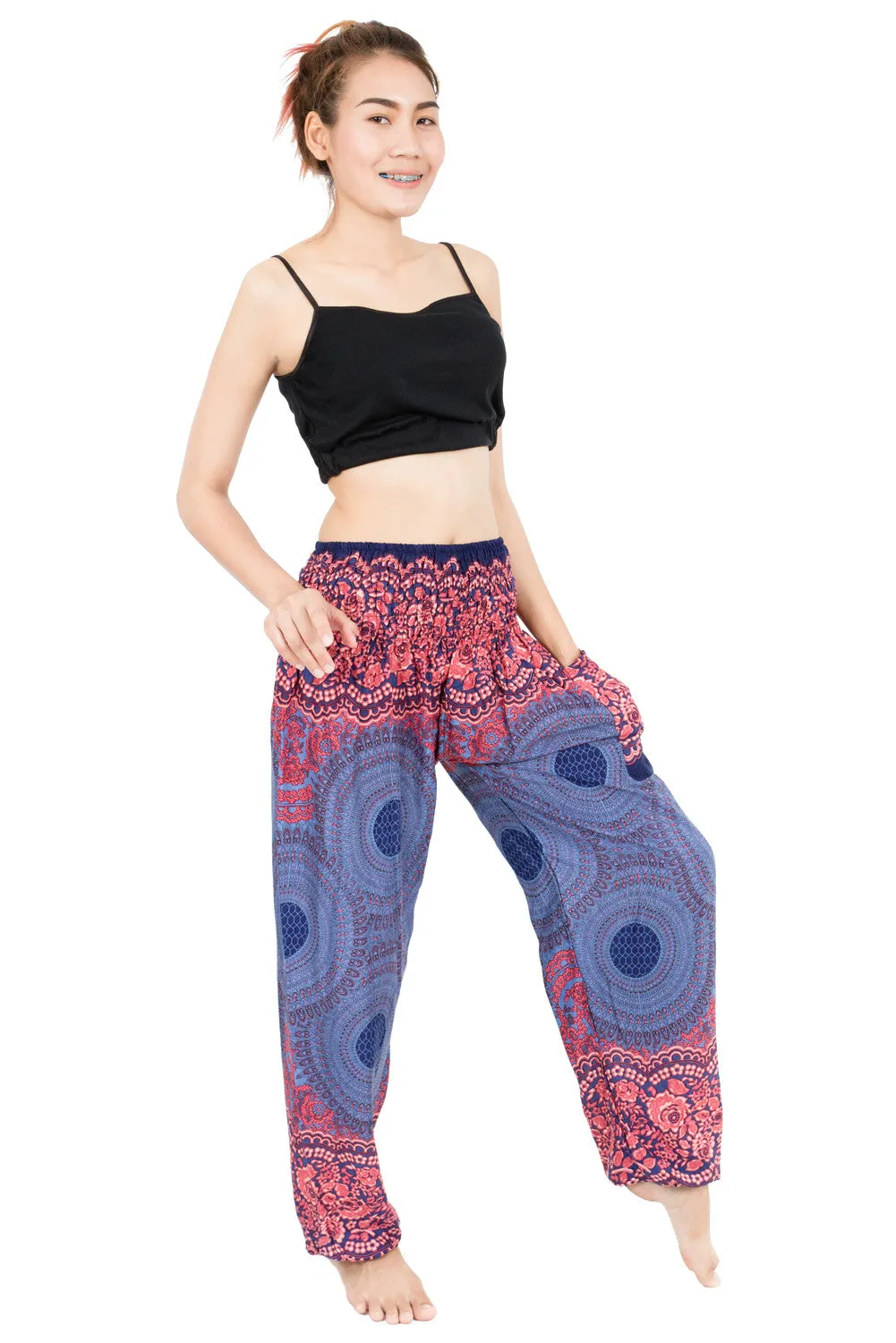 Blue Mandala Harem Pants