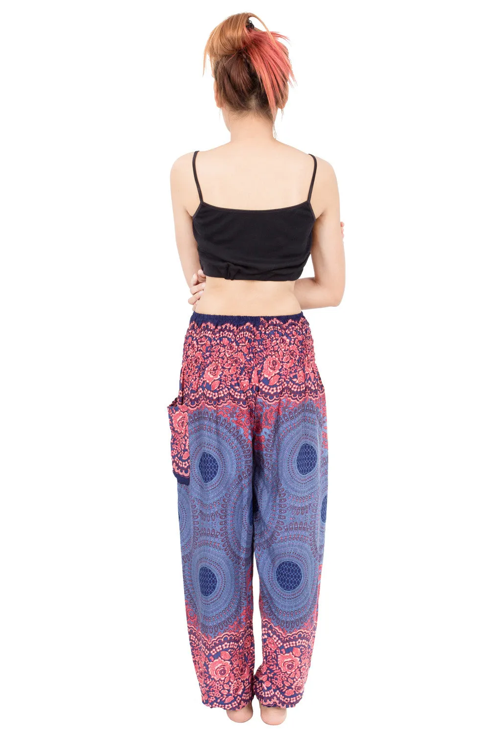 Blue Mandala Harem Pants