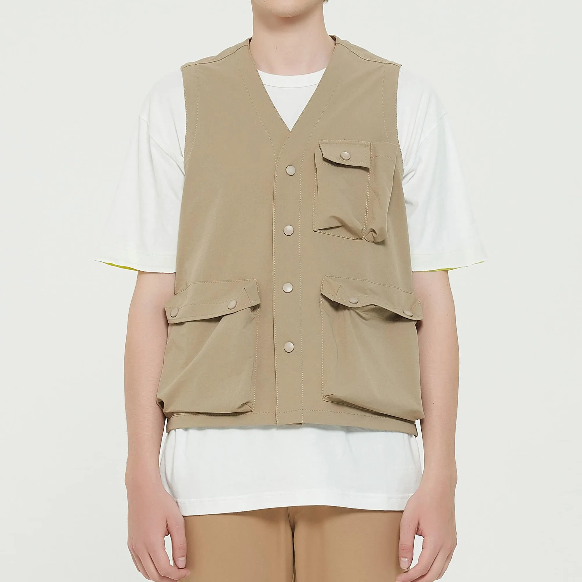 Boysnextdoor Functional Vest Beige