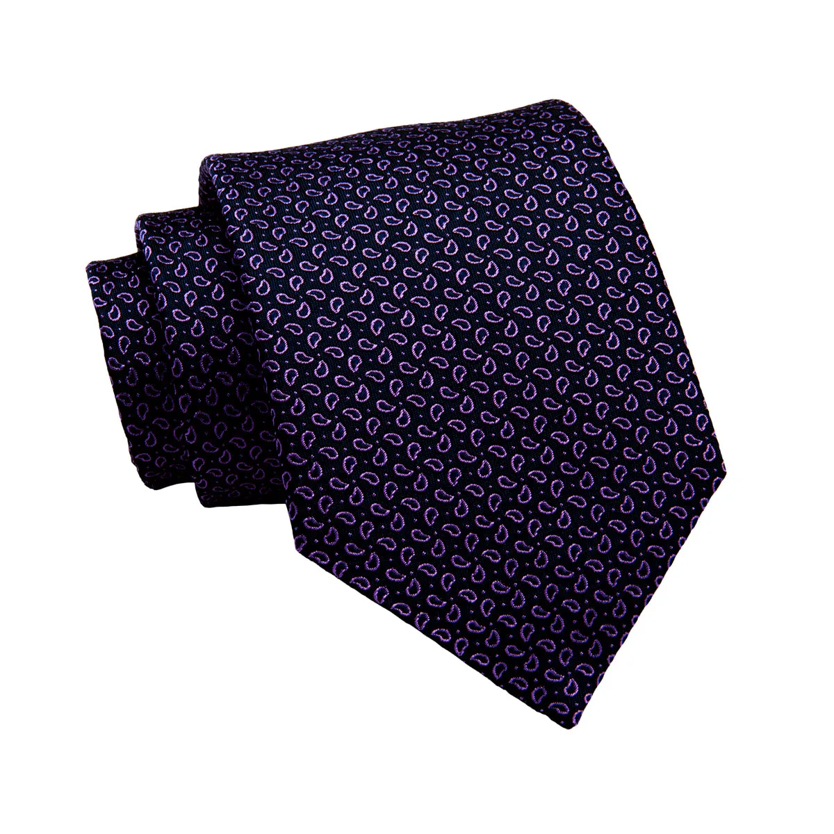 Brentwood Abstract Silk Tie, Navy / Pink