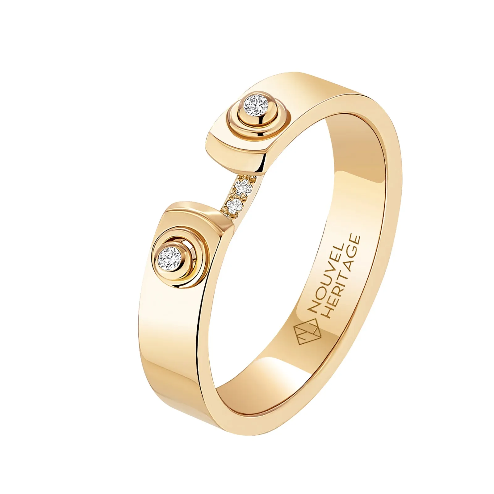 Business Meeting Mood Ring - Yellow Gold