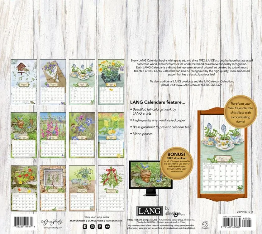 Calendar - Herb Garden