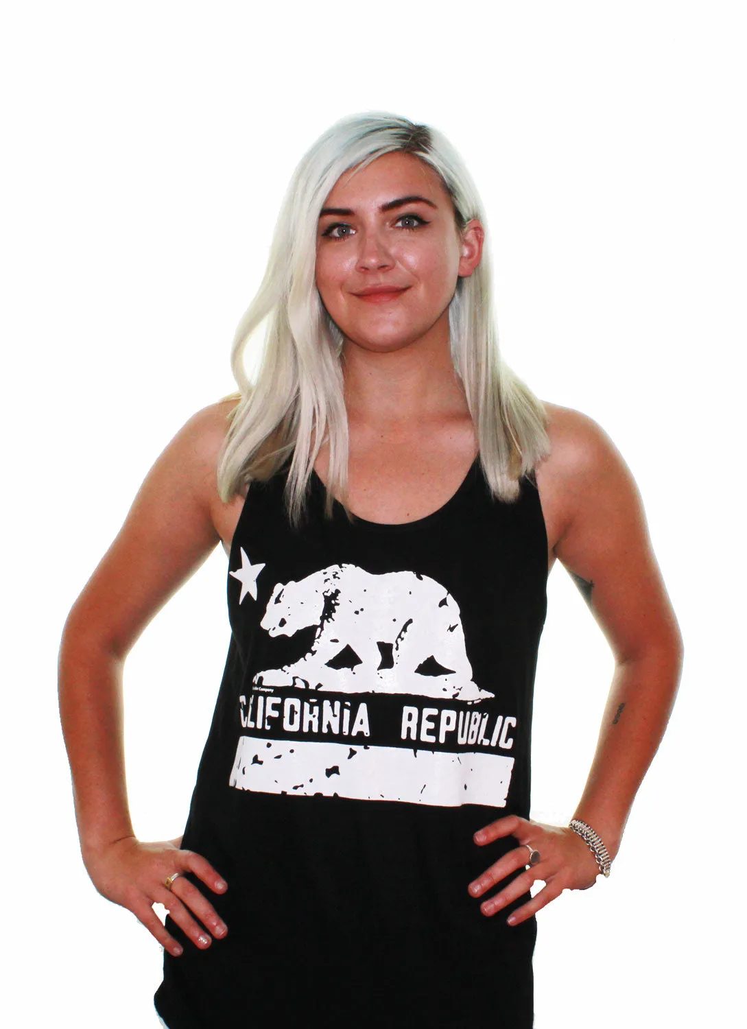 California Flag Silhouette Unisex Tank Top