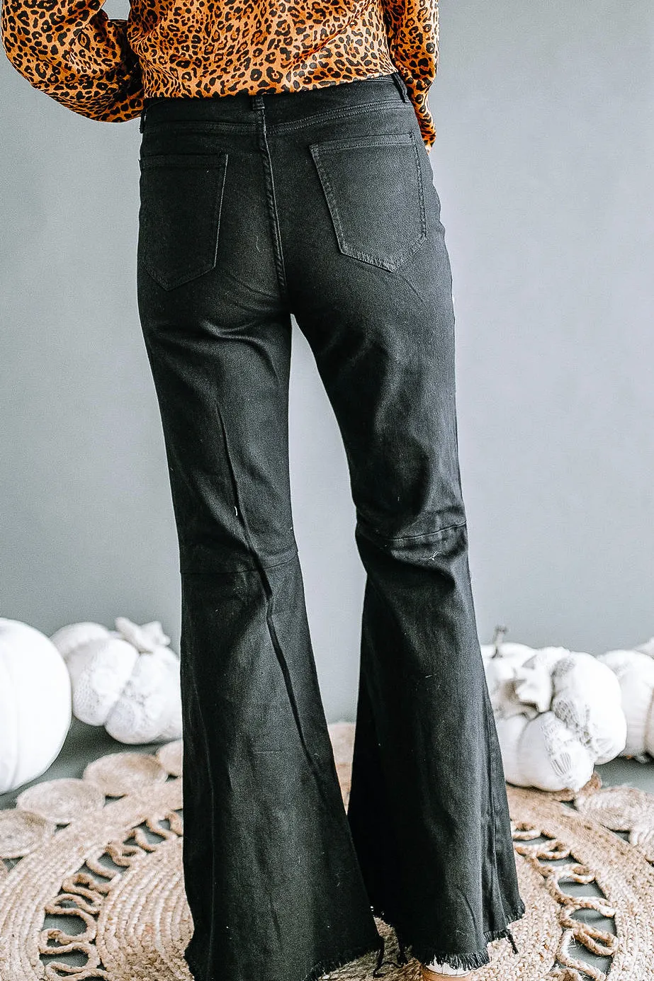 Cello High Rise Black Super Flair Jean | FINAL SALE