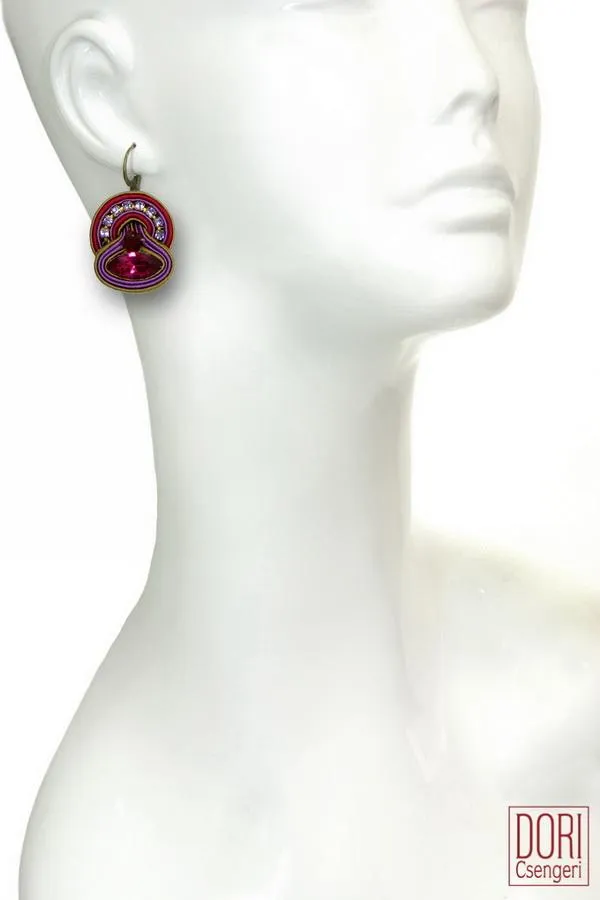 Cerise Casual Earrings