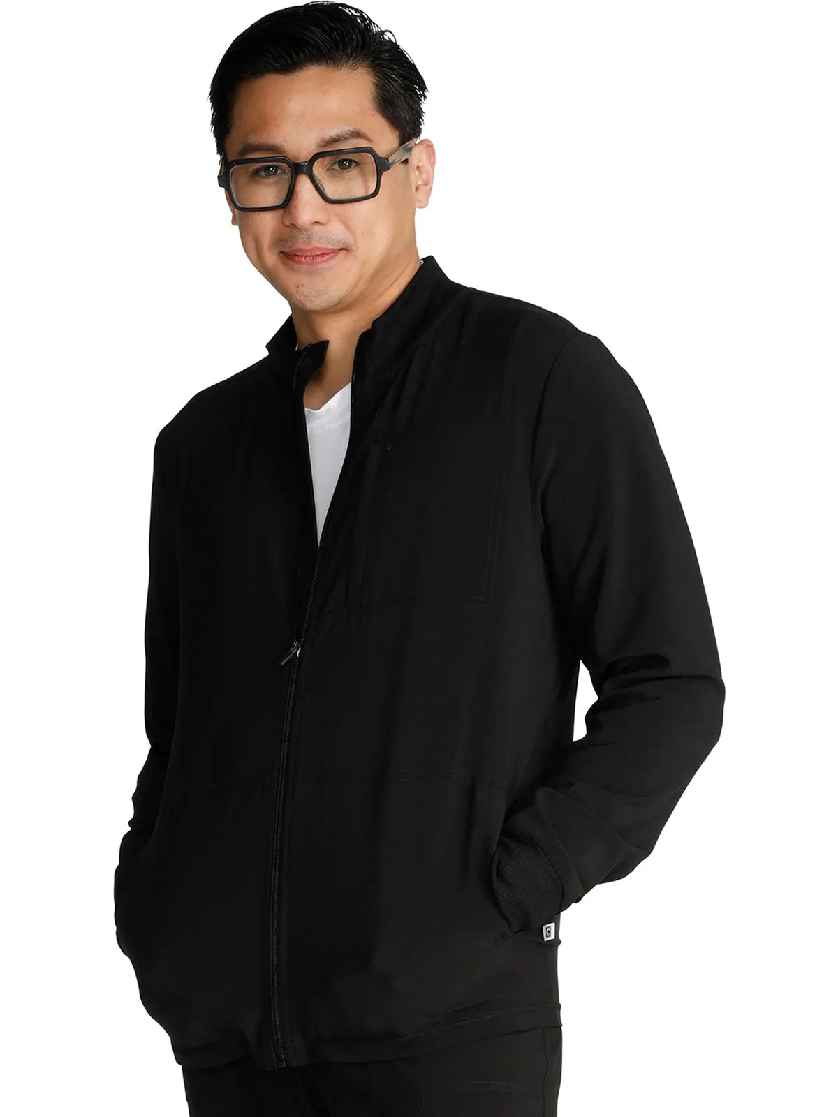 Cherokee - Men's Zip Front Scrub Jacket