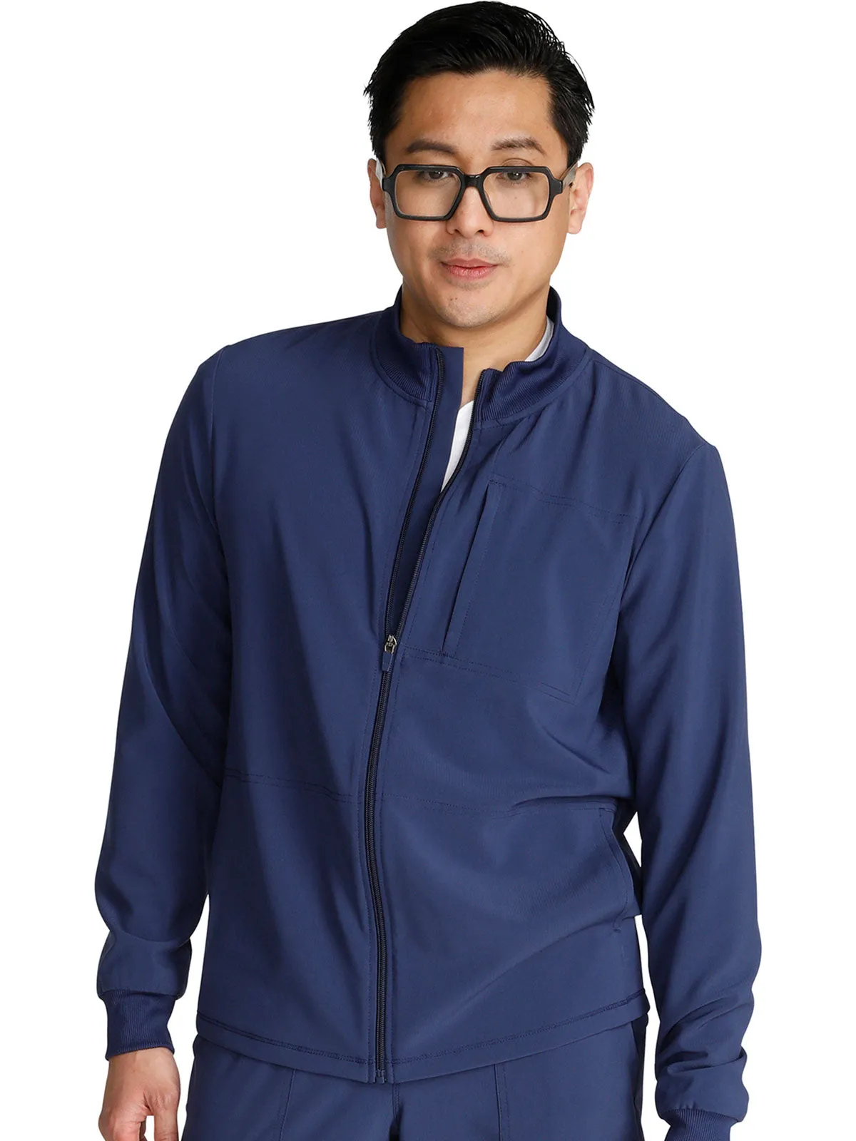 Cherokee - Men's Zip Front Scrub Jacket