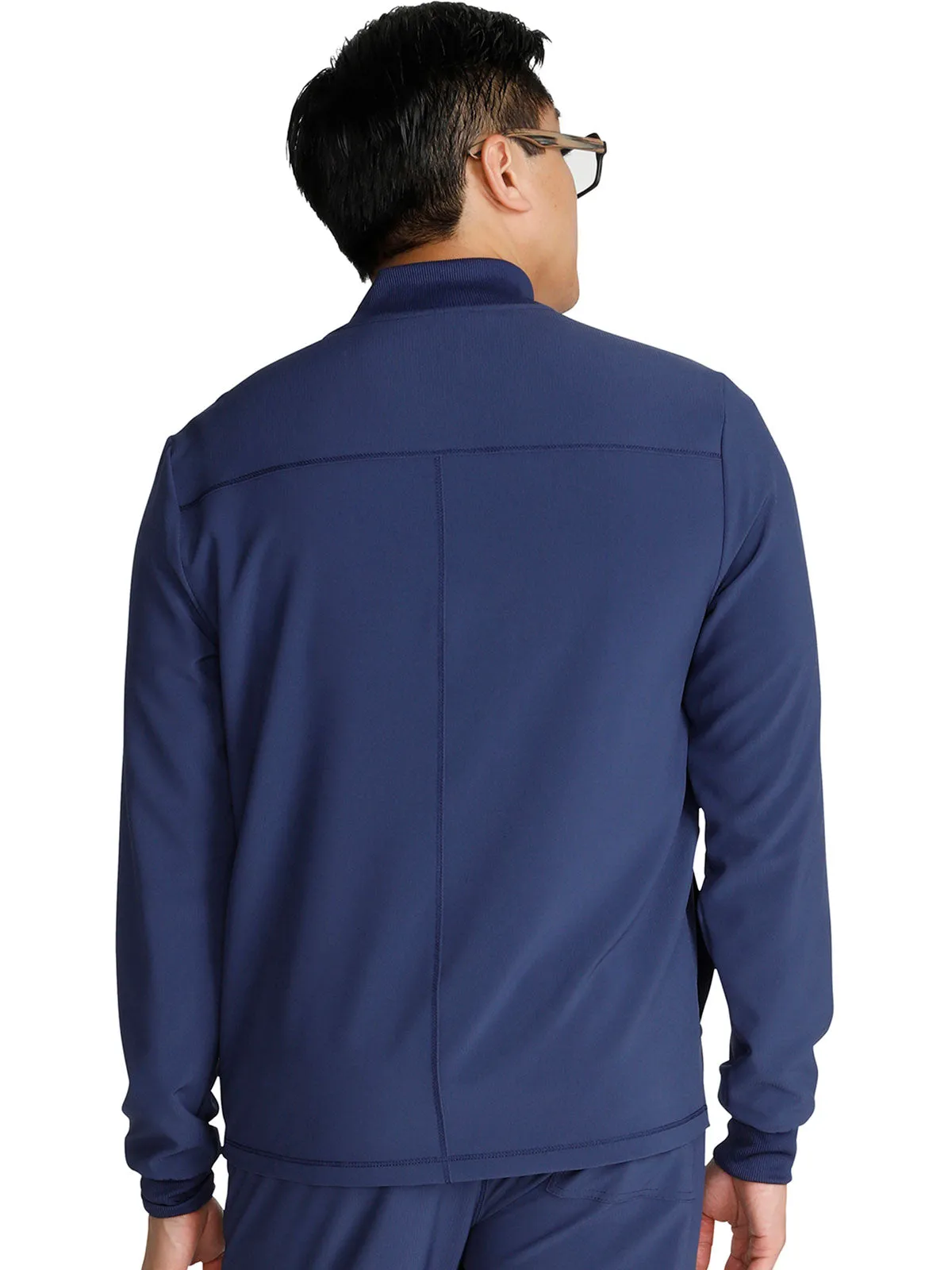 Cherokee - Men's Zip Front Scrub Jacket