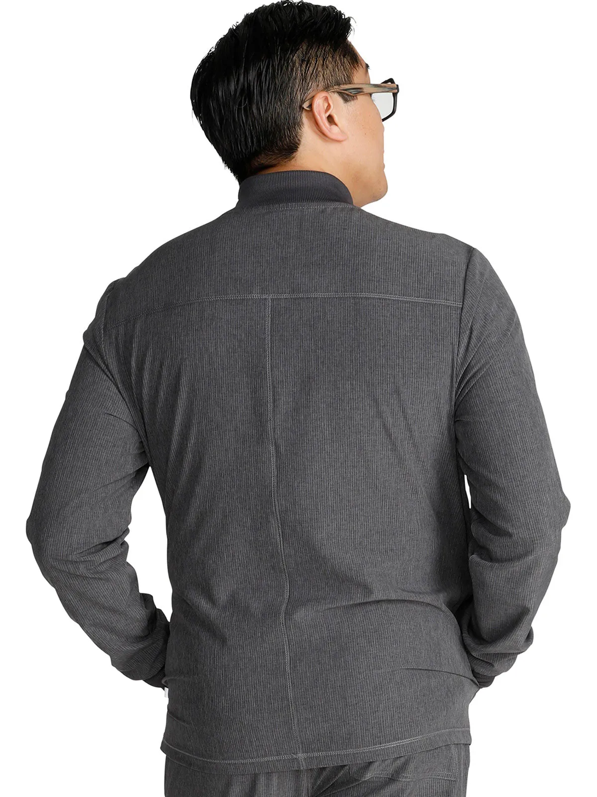 Cherokee - Men's Zip Front Scrub Jacket