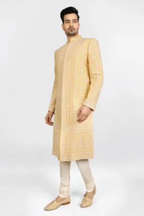 Chikankari Sherwani - Saul