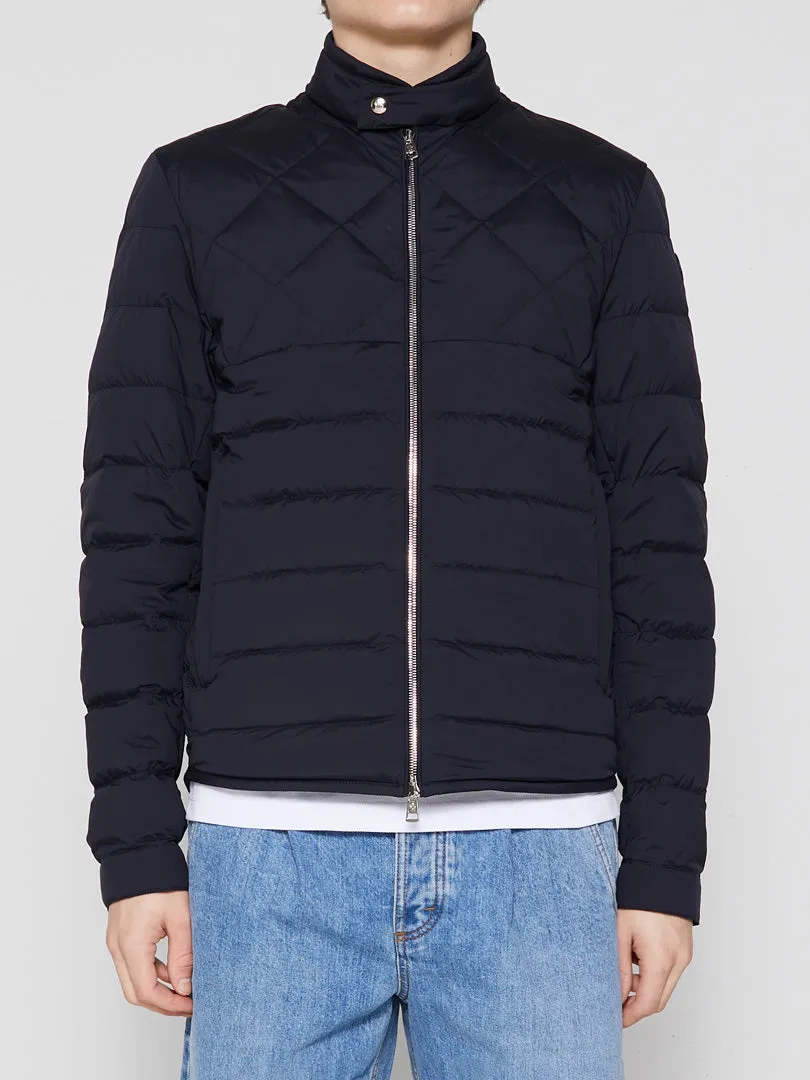 Choquart Biker Jacket in Dark Navy