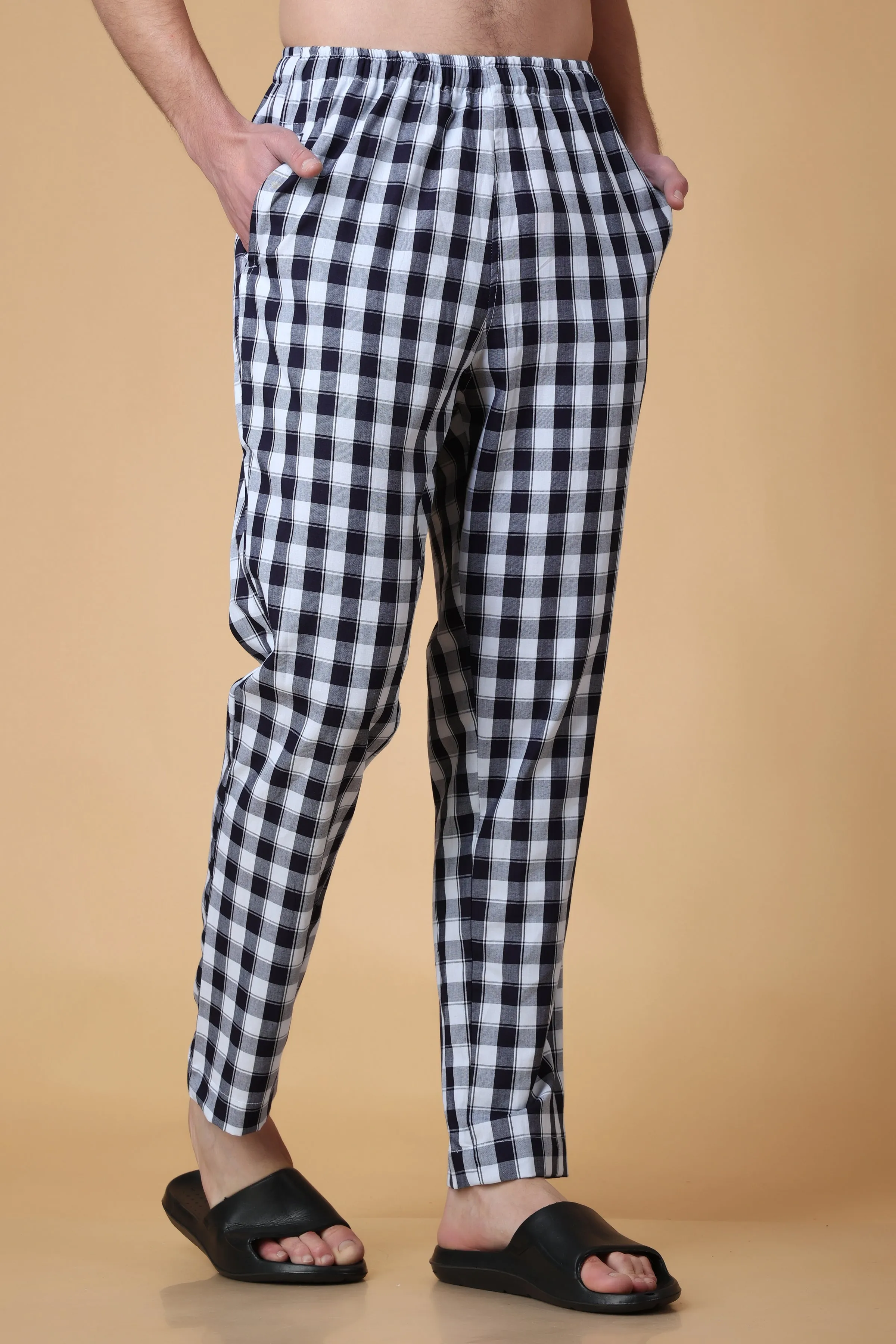 Classic Black Checked Cotton Pajama