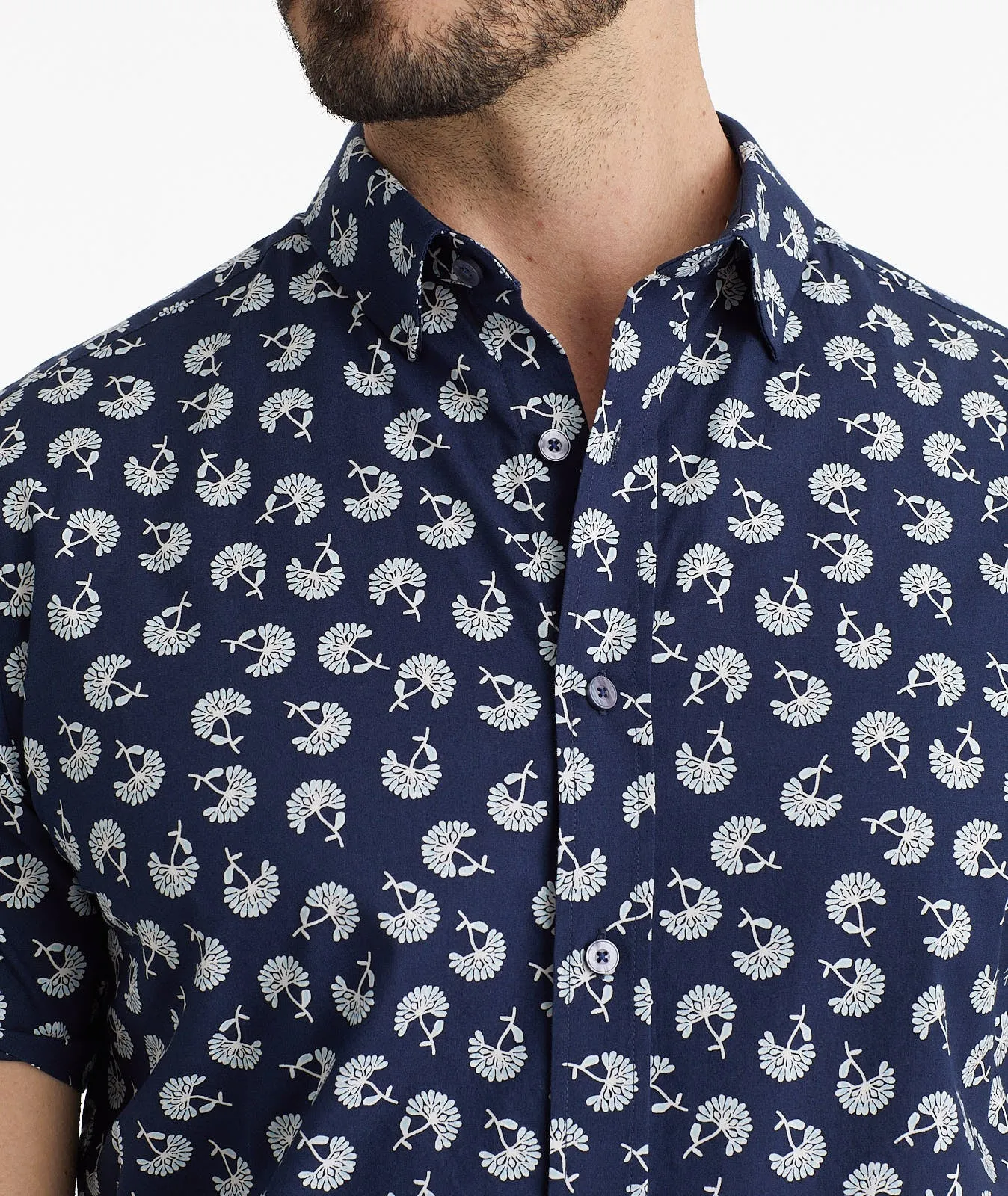 Classic Cotton Short-Sleeve Pinon Shirt