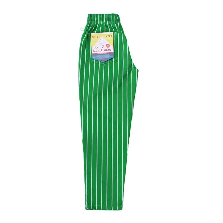 Cookman Chef Pants - Stripe : Light Green