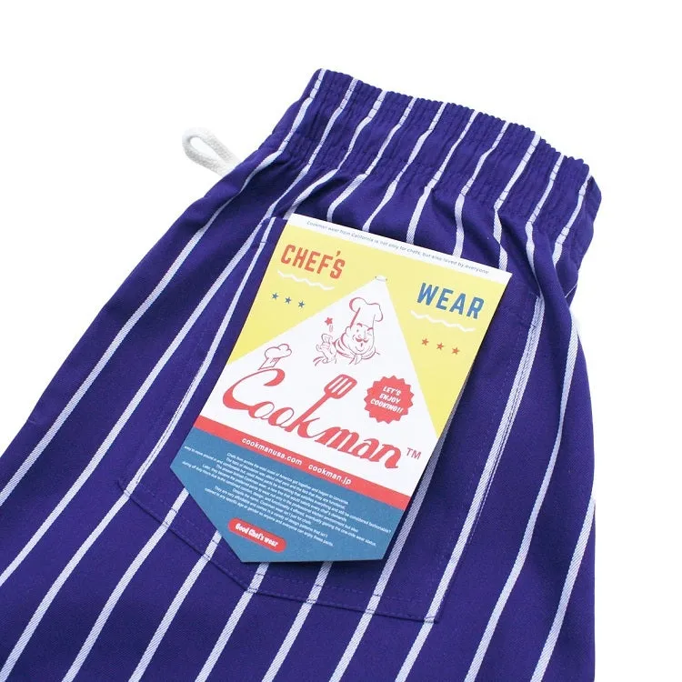 Cookman Chef Pants - Stripe : Purple