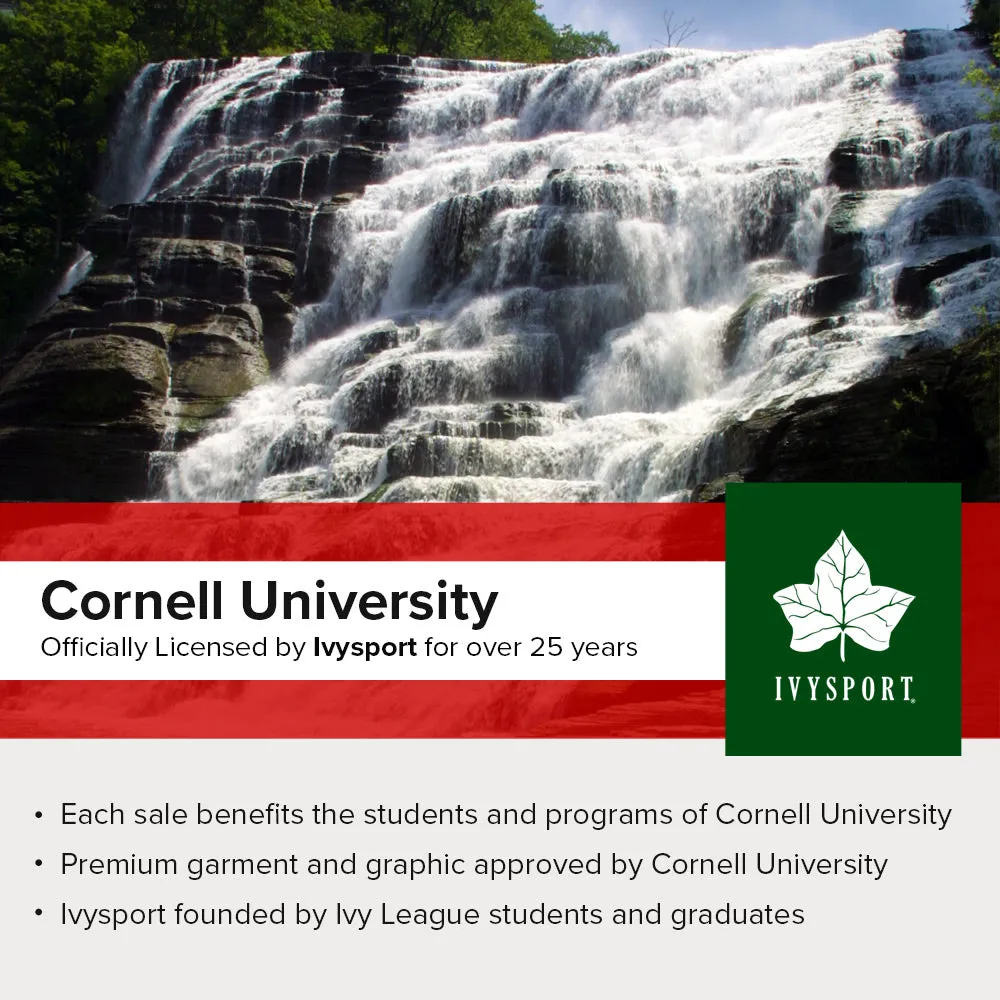 Cornell University Spirit T-Shirt (Charcoal Grey)