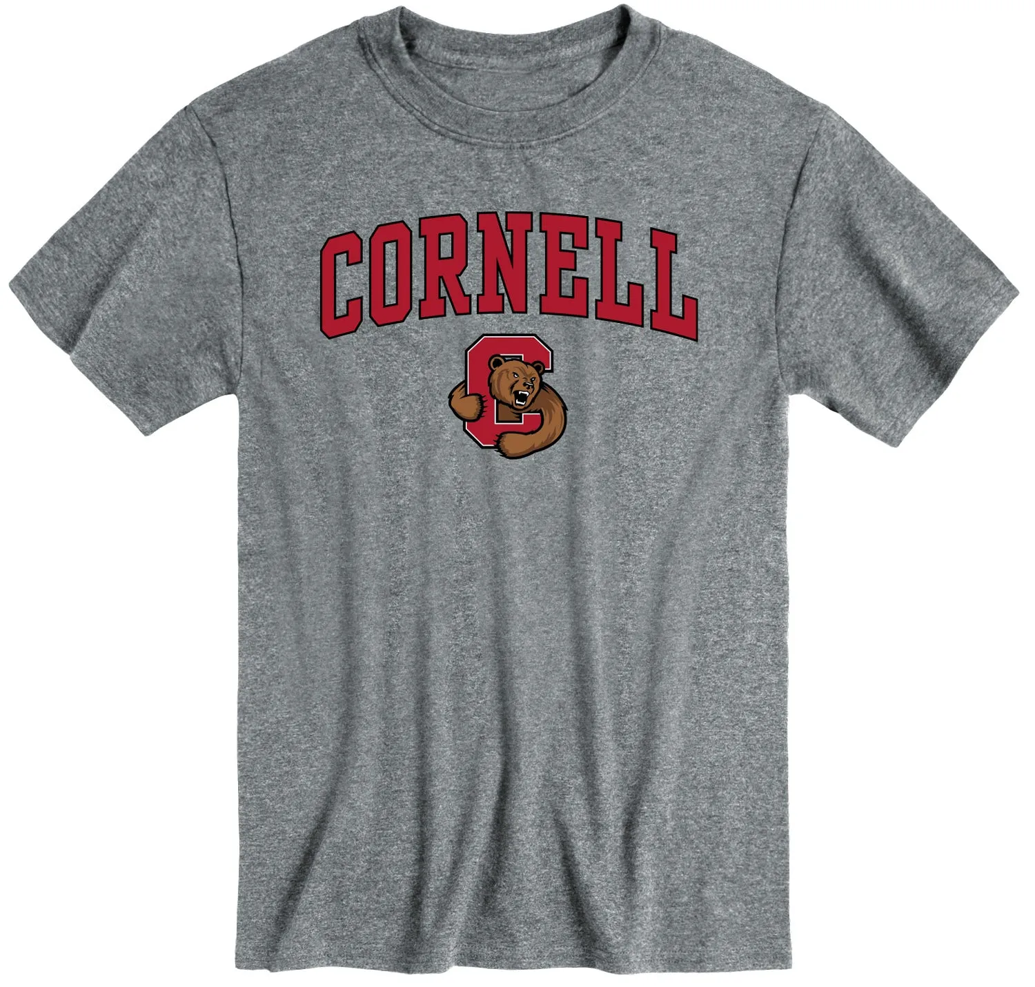 Cornell University Spirit T-Shirt (Charcoal Grey)