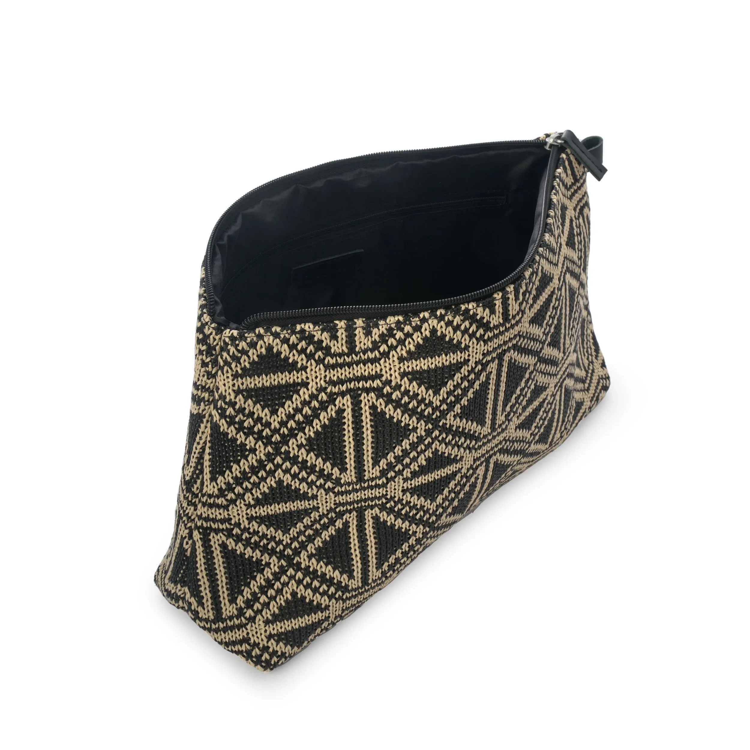 Cosmetic Bag | Straw | Black Diamond | Vegan