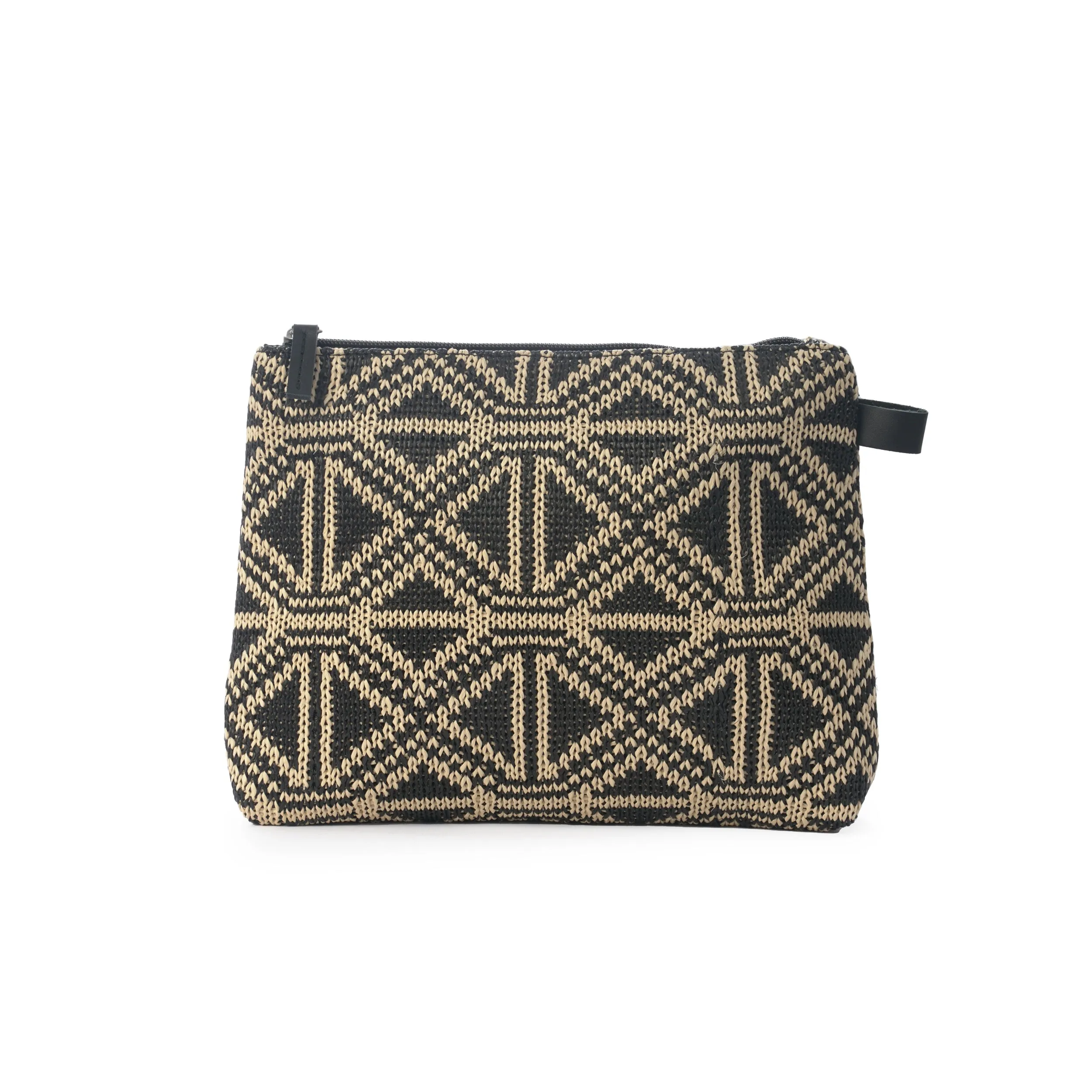 Cosmetic Bag | Straw | Black Diamond | Vegan