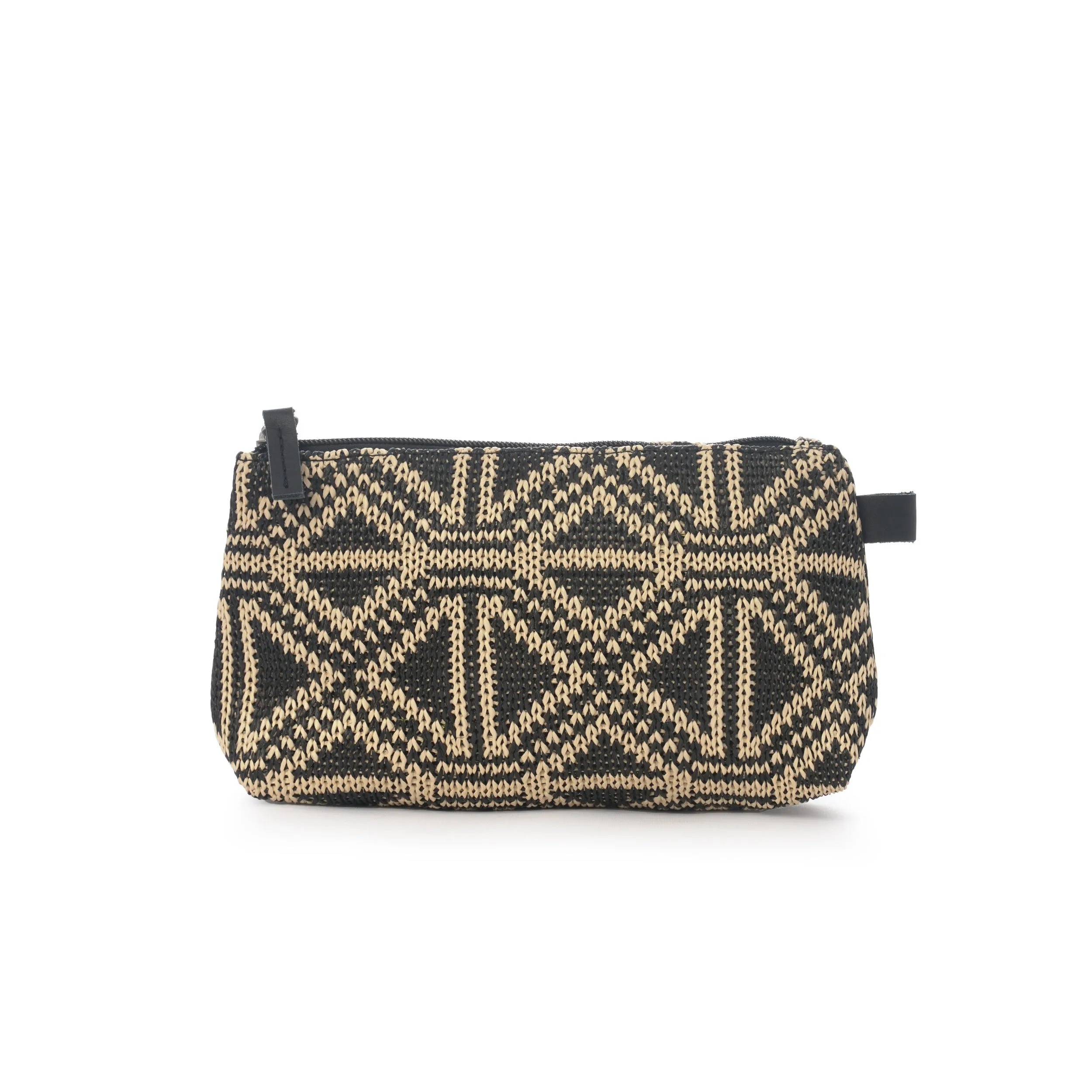 Cosmetic Bag | Straw | Black Diamond | Vegan