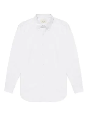 Cotton Button Down Shirt - White