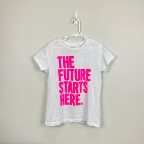 Crewcuts Girls The Future Starts Here Short Sleeve T-Shirt 10