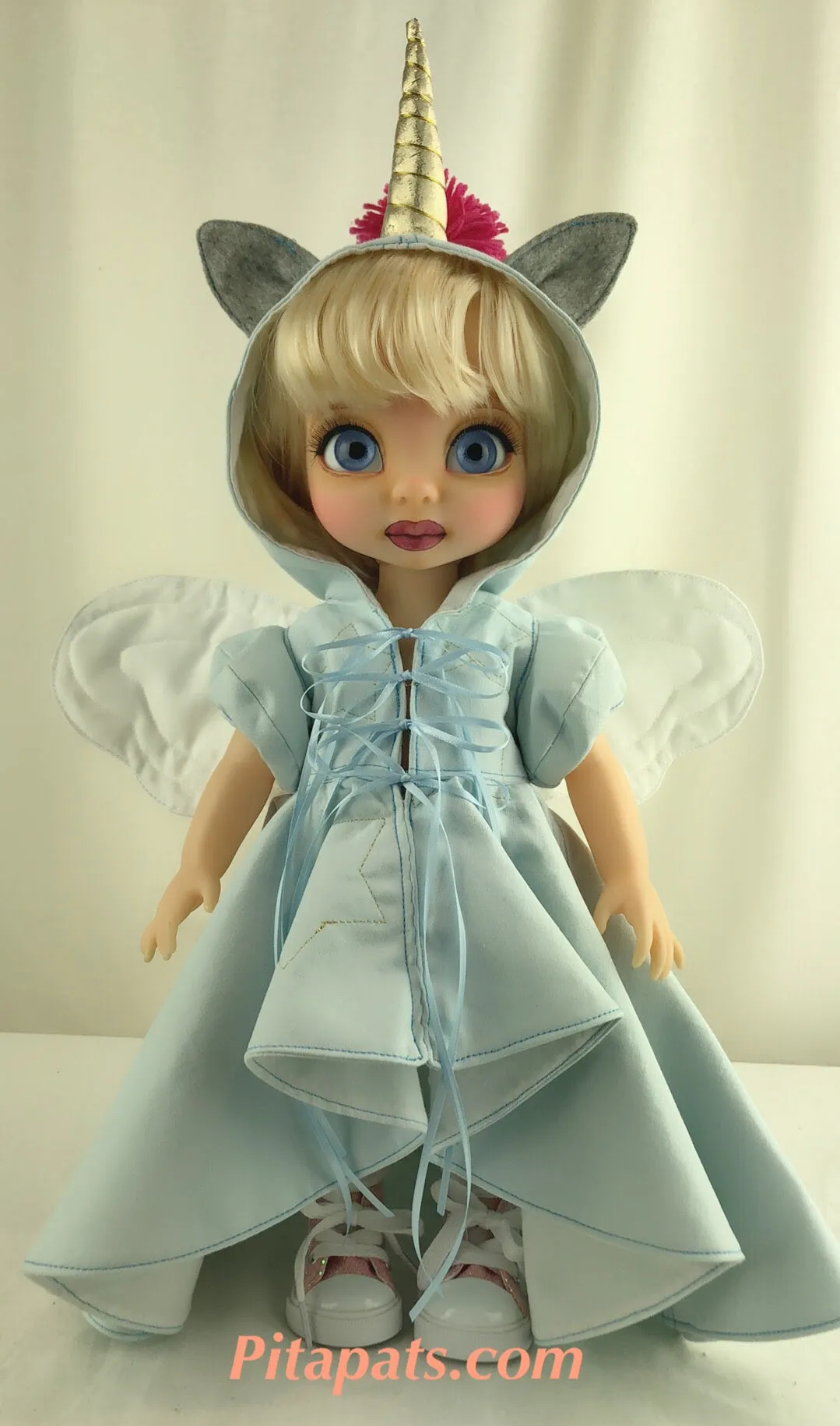 Custom Animator Doll Cinderella - Blue Unicorn fairy