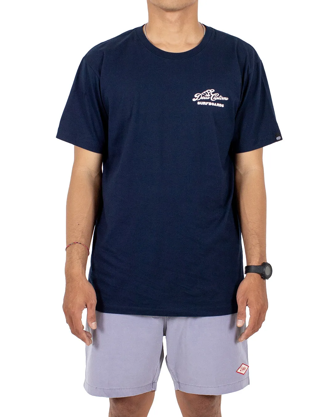 DEUS SURFBOARD CANGGU TEE OG - NAVY